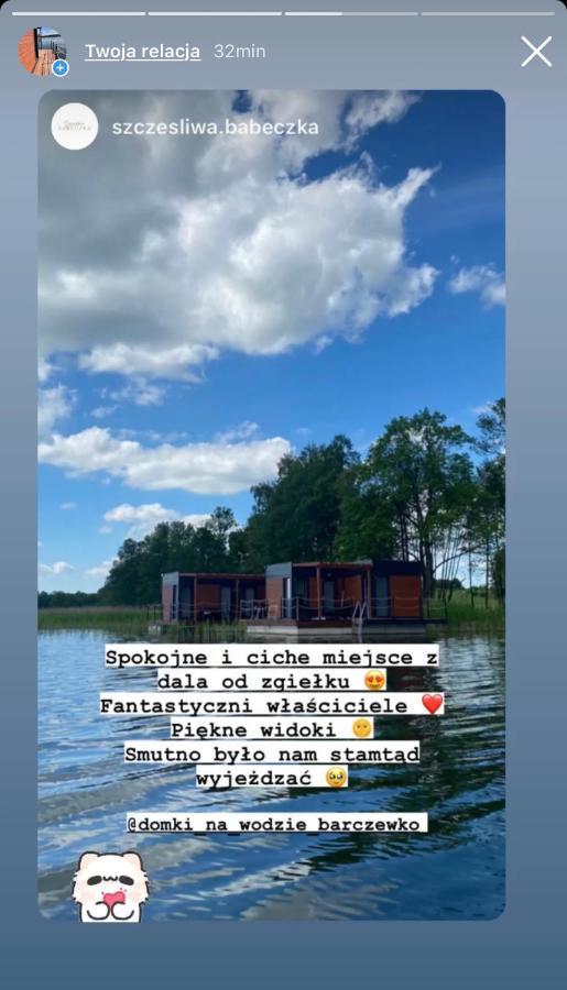 "A" Domki Na Wodzie Barczewko 1 Z 4 Domkow Extérieur photo